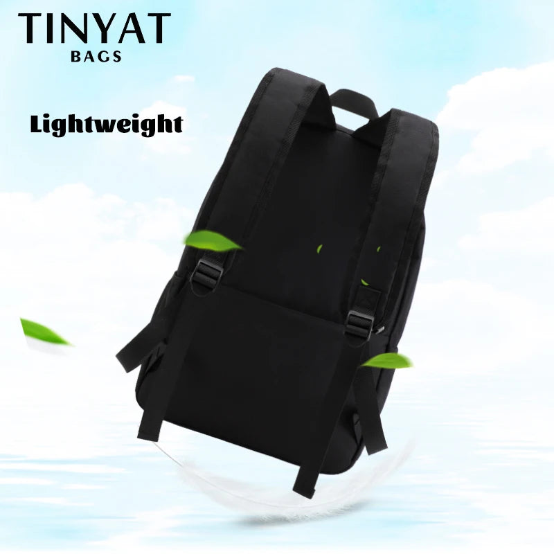 Anreisha Male Canvas Backpack Casual Rucksacks 15-inch Laptop Backpack