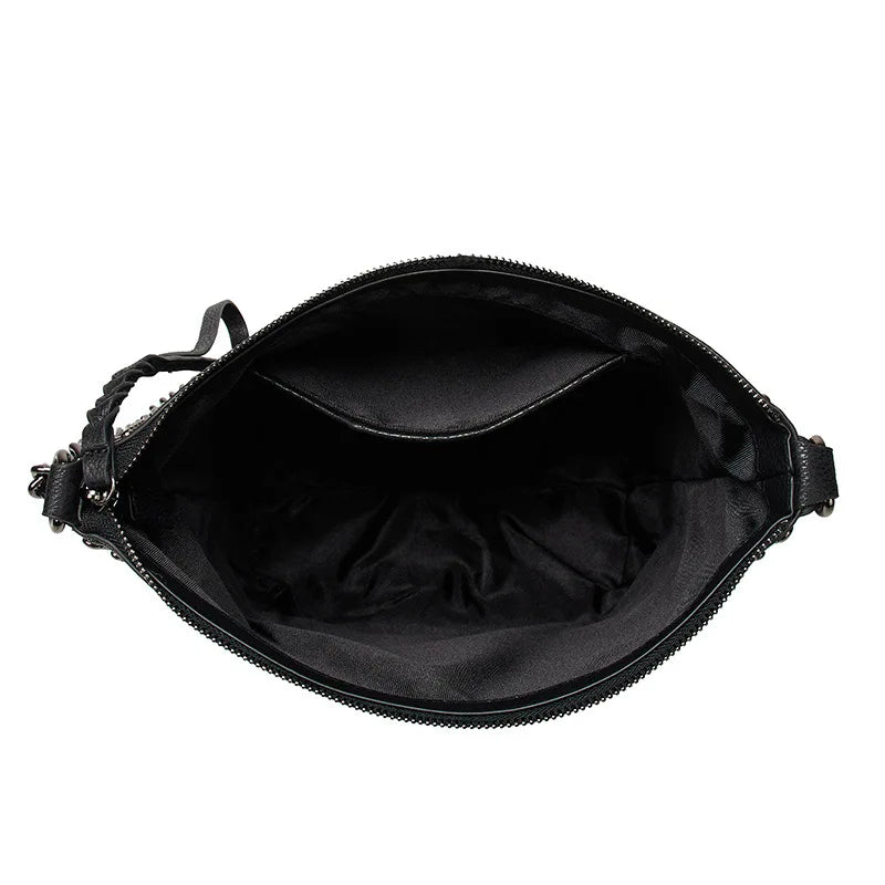 Rivet Bucket Bag Casual Wild Large Capacity Shoulder Bag Women Crossbody Bags