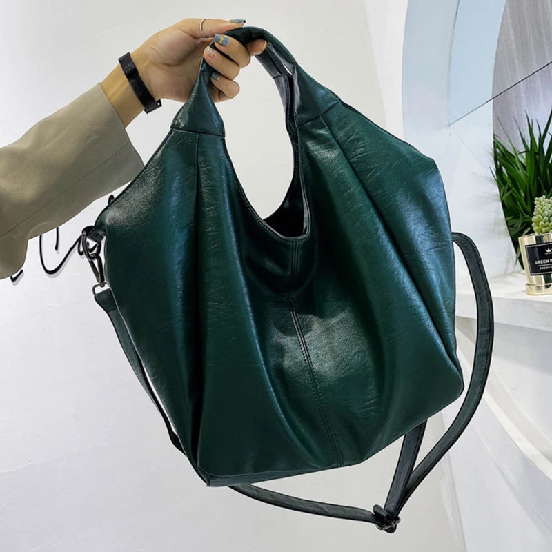 Women Soft Leather Casual Handbag Crossbody Bags Lady