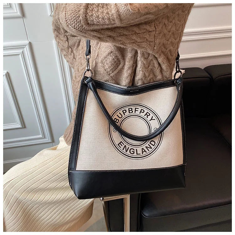 Canvas Tote Bag Women Shoulder Bag Casual Shopper Female Bag