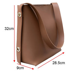 PU Leather Shoulder Bags Bucket Bag Ladies Tote Bags HPS953