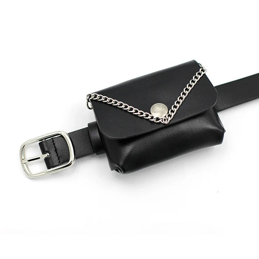 Mini Waist Bag PU Leather Fanny Pack Women Bag HPS1191