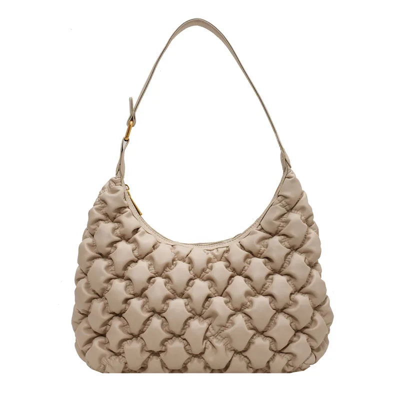 Plaid Shoulder Bag Women Handbag PU Leather Lady Hobos HPS1217