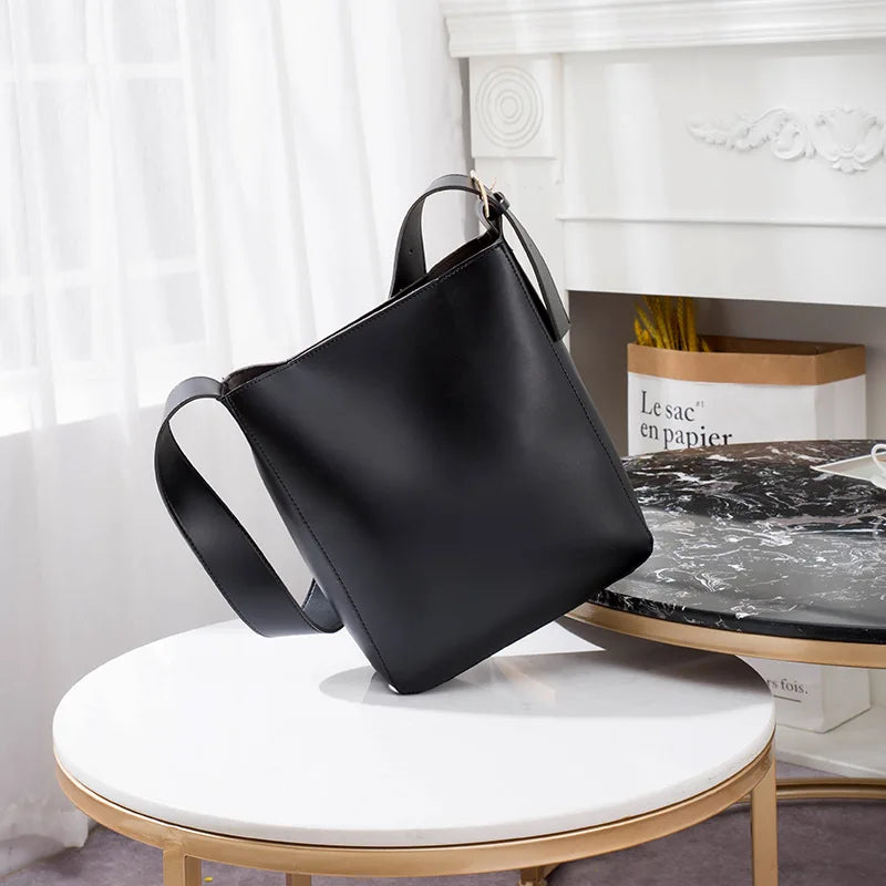Bucket Bag PU Leather Female Bag Large Capacity HPS1270