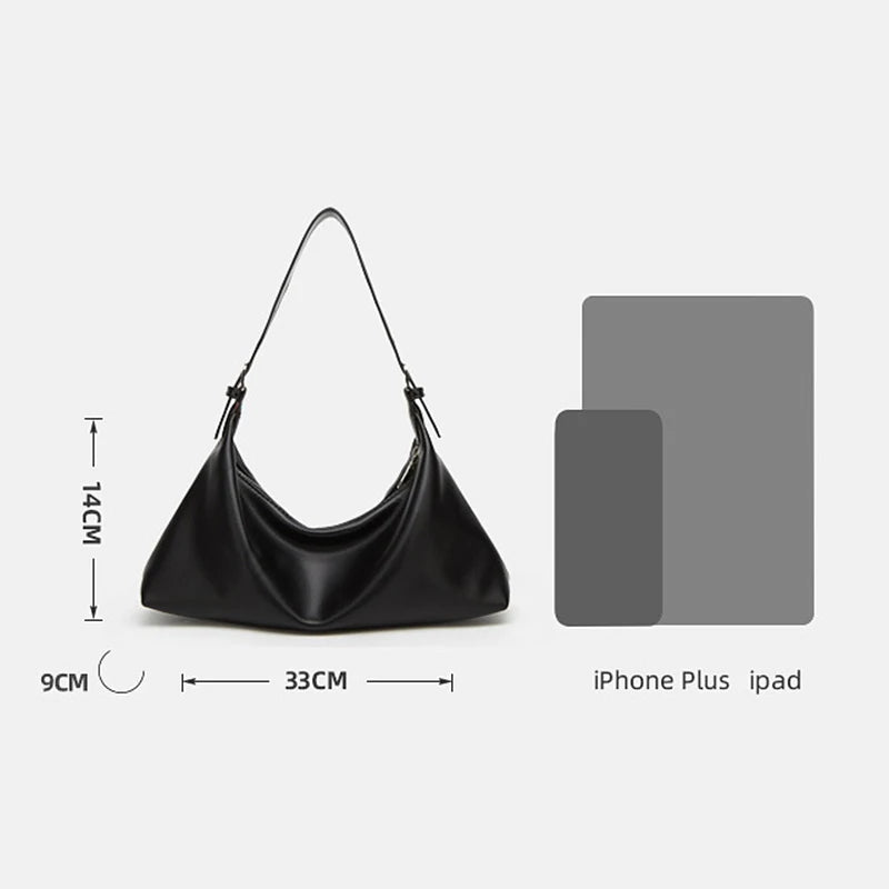 Women Crescent Purse Handbag Shoulder Bag Crossbody Dumpling Underarm