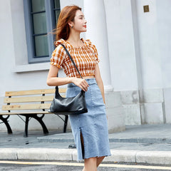 Women Crescent Purse Handbag Shoulder Bag Crossbody Dumpling Underarm