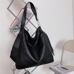 Soft PU Leather Shoulder Bags Large Capacity Totes Bag Vintage