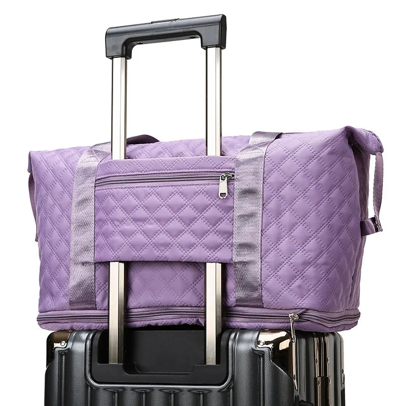 Women Travel Bag Waterproof Dry Wet Separation Gym Yoga Bags