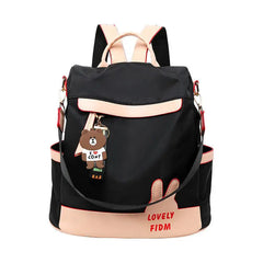 Anti-Theft Backpack Female Oxford Cloth Travel Bag Large Capacity School Bag