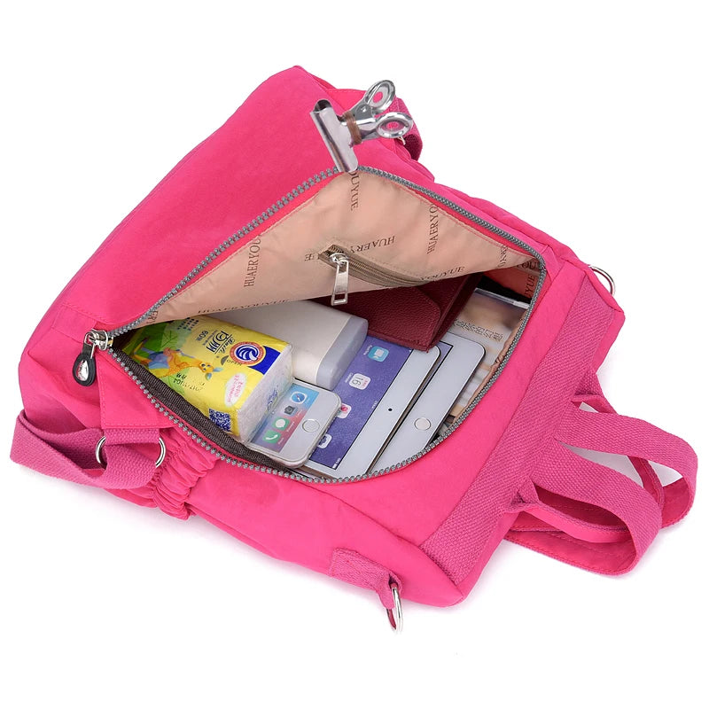 Anti Theft Backpack Women Waterproof Nylon Bagpack Mochila Feminina Bags