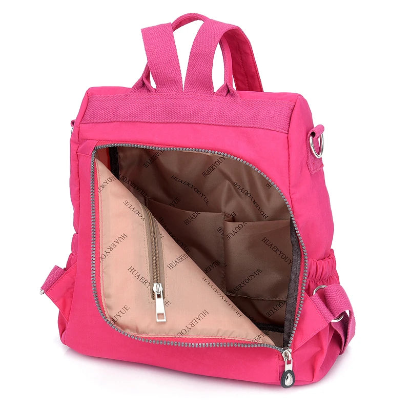 Anti Theft Backpack Women Waterproof Nylon Bagpack Mochila Feminina Bags
