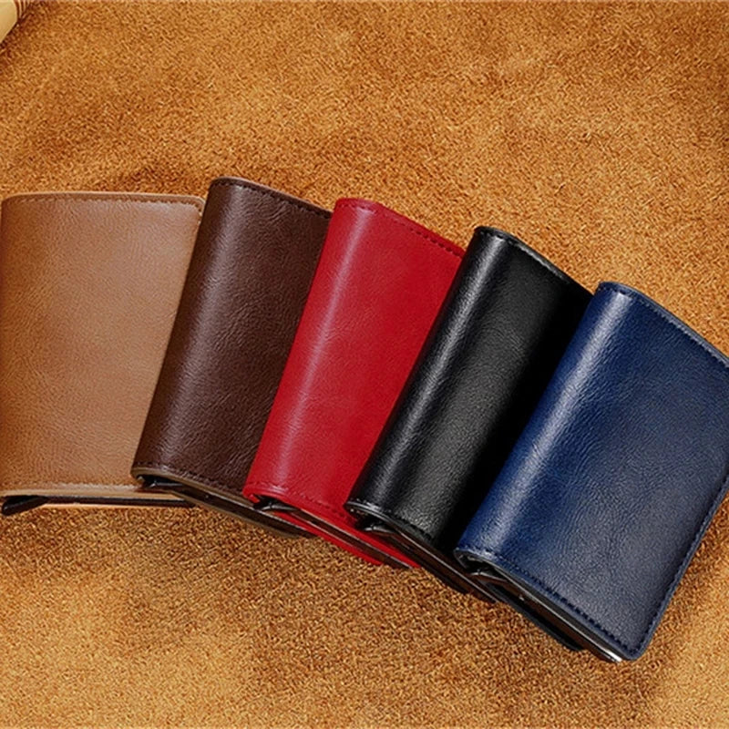 RFID Metal Business Card Holder Wallet Slim Mini Men Women Purse Cardholder