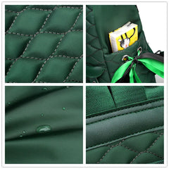 Plaid Laptop Backpack Anti Theft Casual Daypack Women's Travel Bag