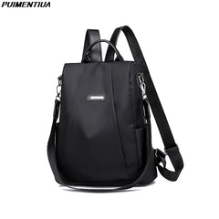 Anti Theft Women Backpacks Nylon Travel Laptop Backpack Waterproof