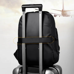 Anti-scratch Polyester Backpack Large Capacity Laptop Bag