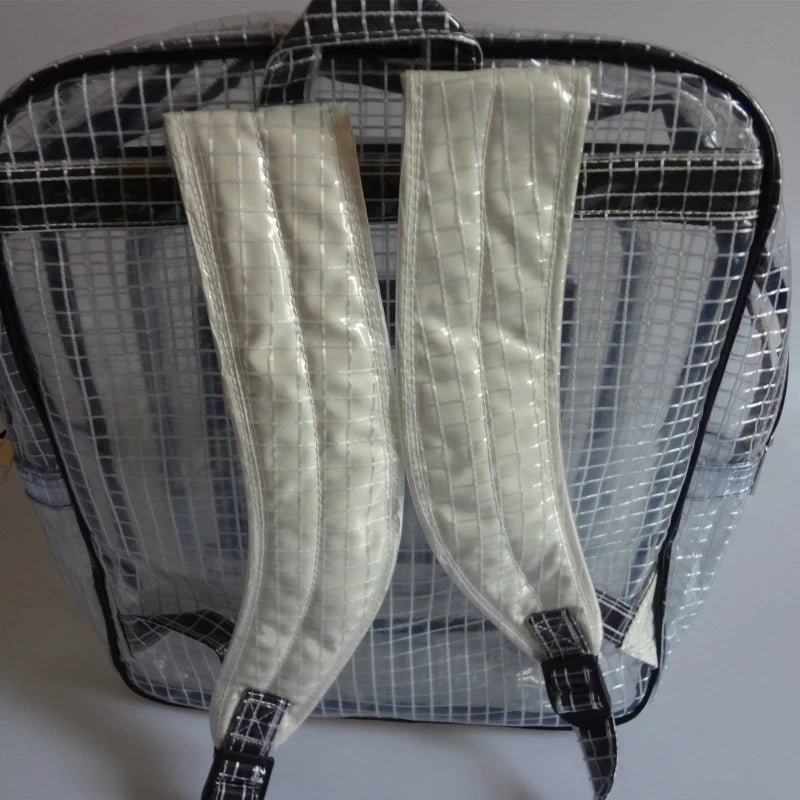 Anti-static Clear PVC Backpack Cleanroom Engineer Tool Bag