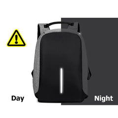 Anti-theft Backpack 15.6 inch Laptop Travel Rucksack Large Capacity USB Charge