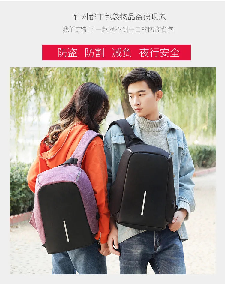 Anti-theft Backpack Bag 15.6 Inch Laptop Men Mochila Male Waterproof
