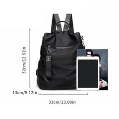 Anti-theft Nylon School Bag for Teenagers Rucksack Shoulder Bags