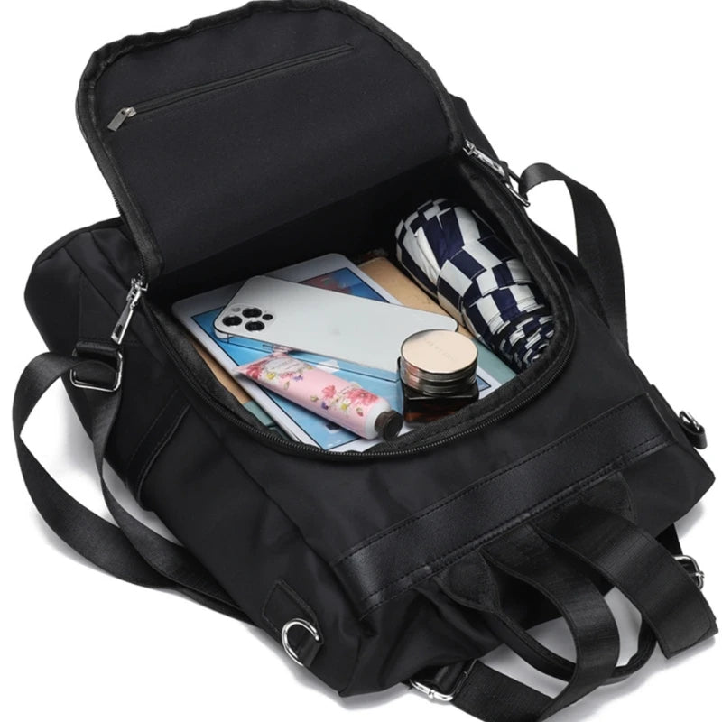 Anti-theft Nylon School Bag for Teenagers Rucksack Shoulder Bags