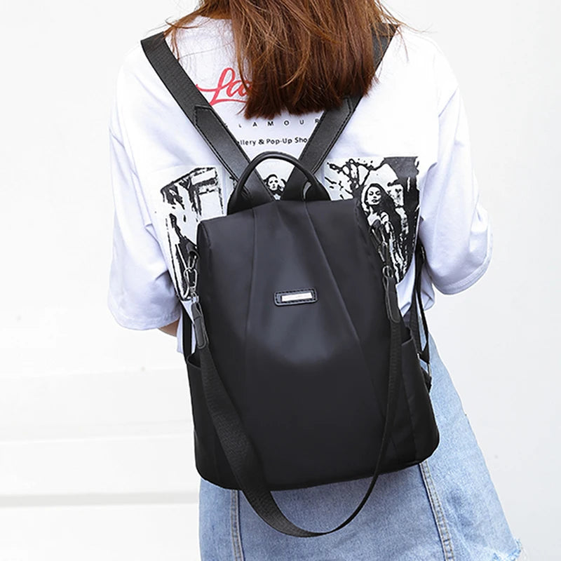 Anti-theft Backpack Women Casual Waterproof School Bags For Teenage Girl