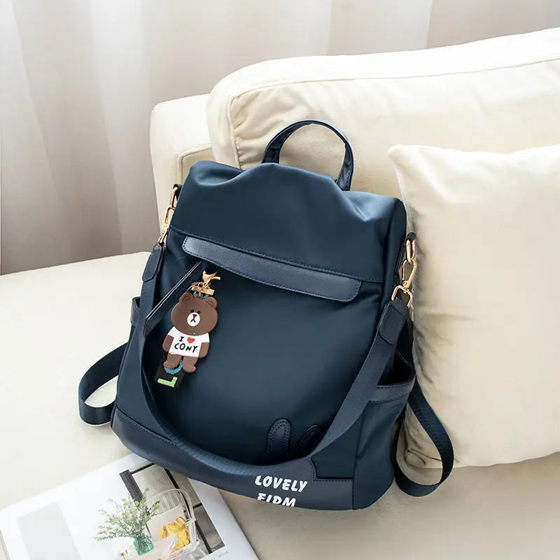 Anti-theft Backpack Women's All-match Oxford Cloth Bag