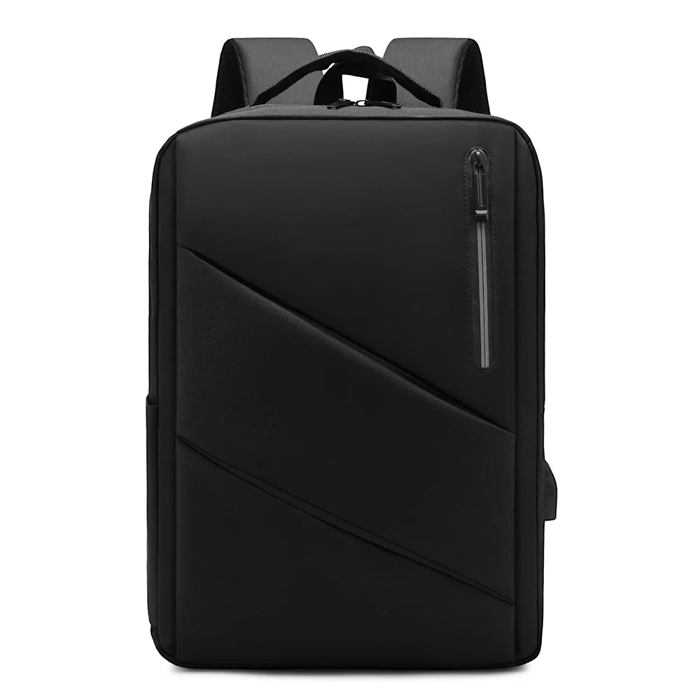 Anti-theft Laptop Rucksack Travel Backpack USB Charge Business College Student B