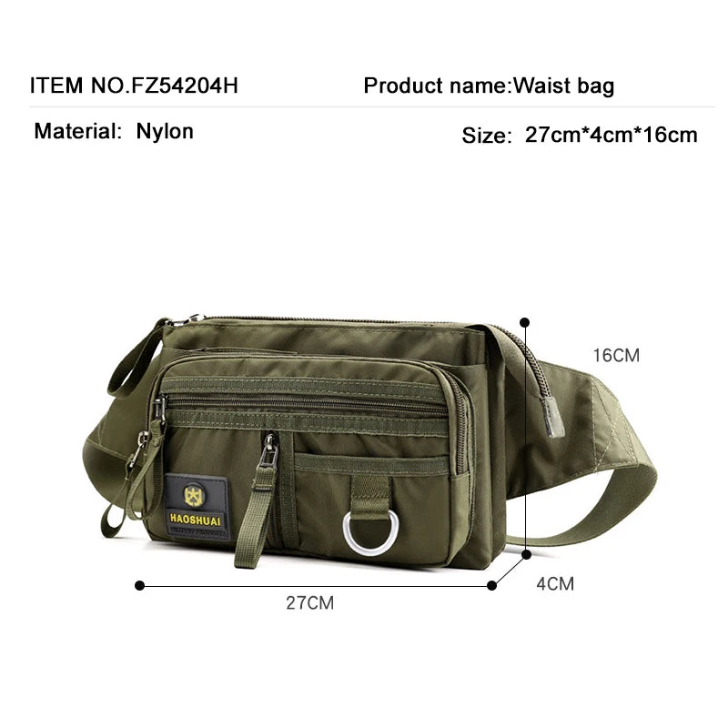 Anti-theft Waterproof Waist Bag for Men and Women