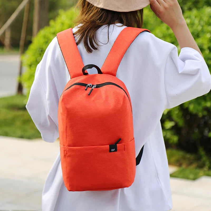 Anti-theft USB Backpack 12 Inch Laptop Women Backpacks High Female Men's Bag