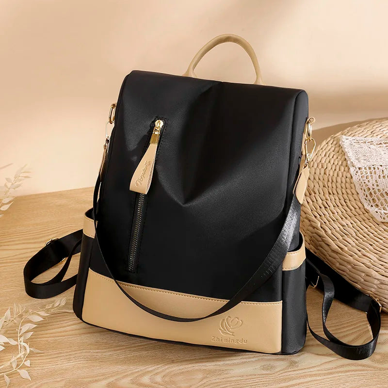 Waterproof Anti-theft Oxford Women Backpack for Teenage Girls
