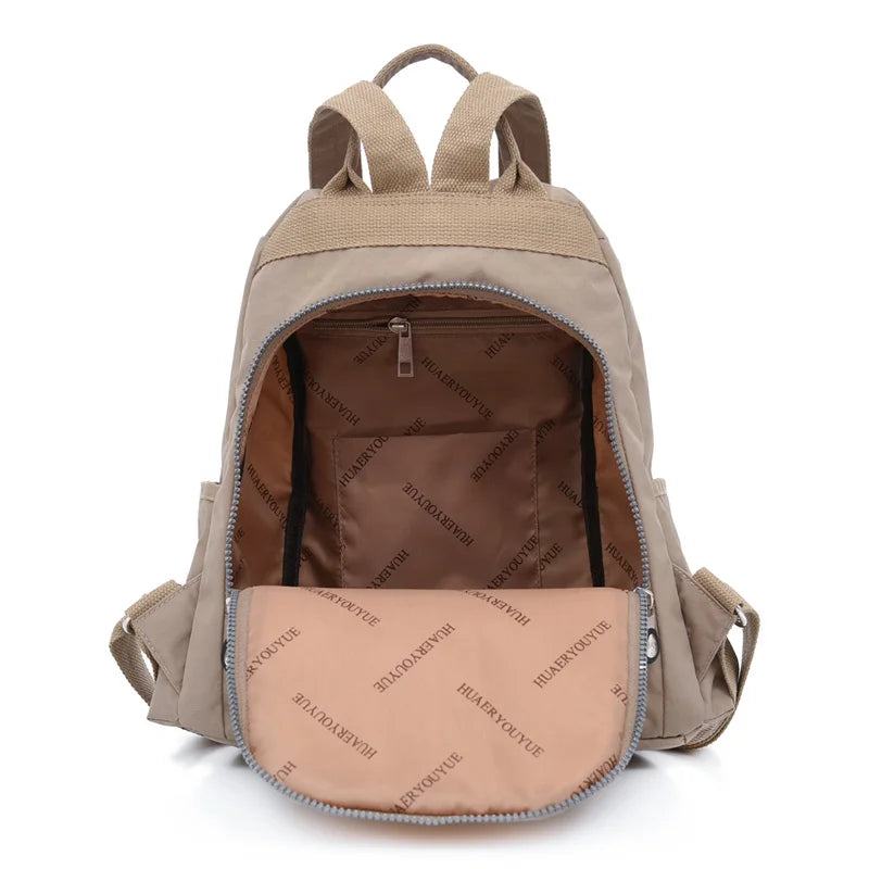 Anti-theft Women Nylon Backpack High Female Casual Daypack Ladies Travel Bag