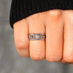 Anxiety Stress Fidget Ring with Wish Card - Gift for Daughter Granddaughter
