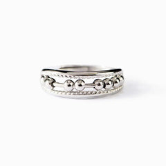 Anxiety Stress Fidget Ring with Wish Card - Gift for Daughter Granddaughter