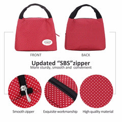 Insulated Canvas Lunch Bag for Men Women Kids