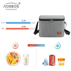 Portable Thermal Lunch Bags for Women Kids Men Insulated Tote Bag