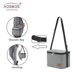 Portable Thermal Lunch Bags for Women Kids Men Insulated Tote Bag