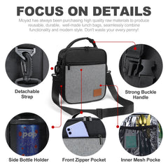 Insulated Lunch Bag for Women Men Kids, Portable Thermal Cooler Tote