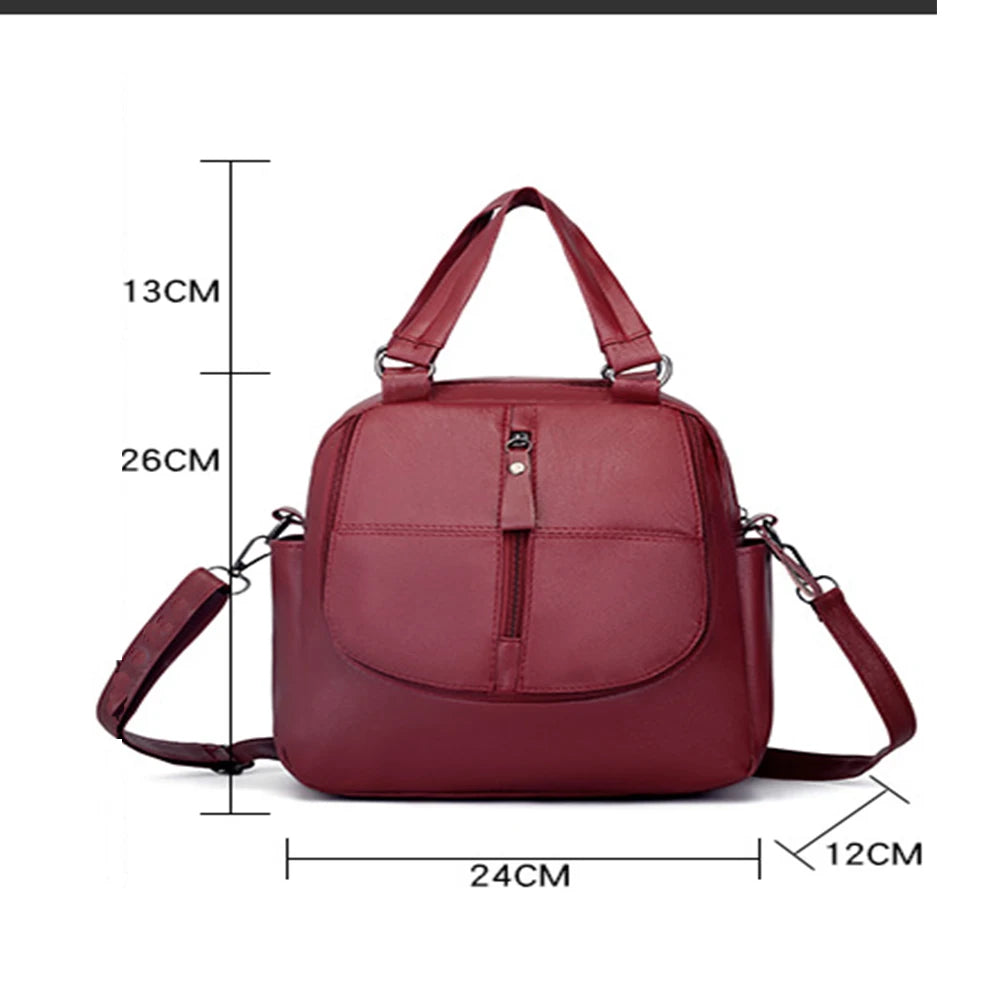 Vintage Small Backpack High Capacity Travel School Bag