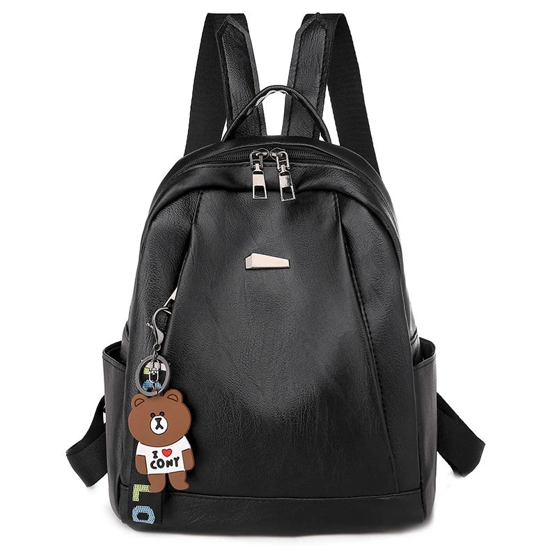 Vintage Waterproof Women Backpack Large Capacity School Bag