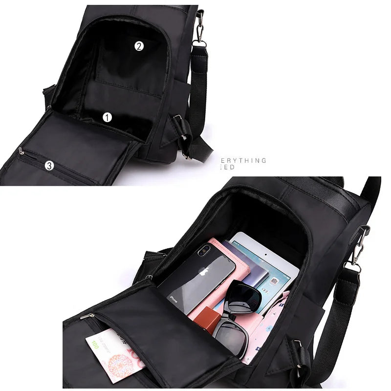 Waterproof Oxford Women Backpack Anti-theft Lady Large Capacity Backpack