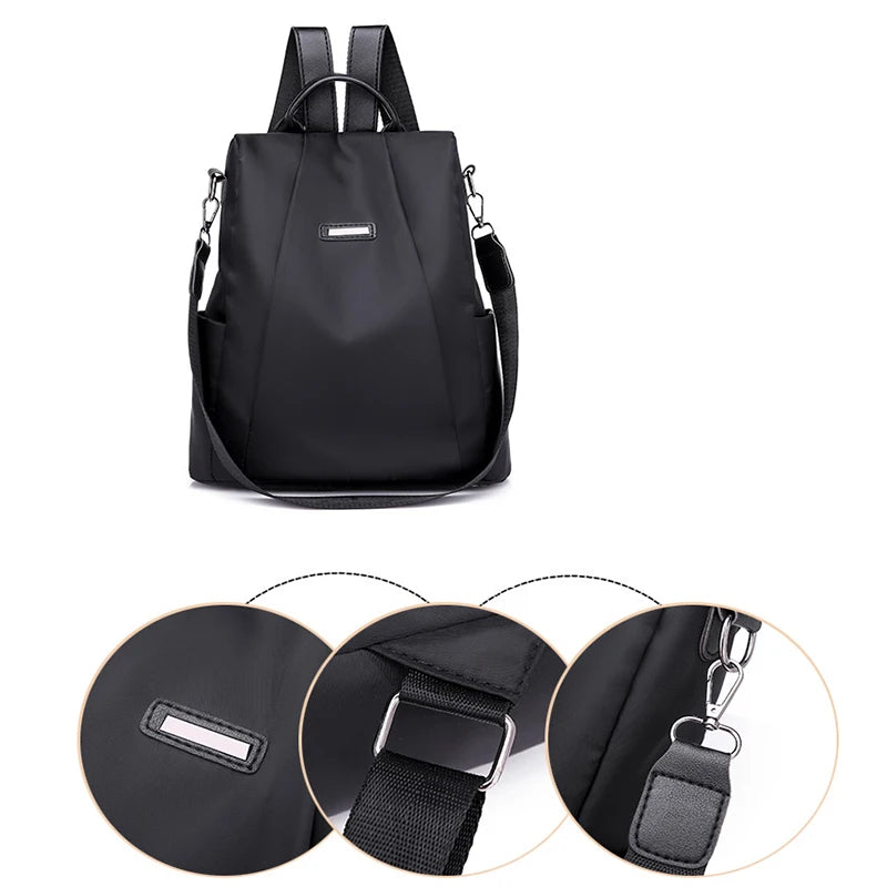 Waterproof Oxford Women Backpack Anti-theft Lady Large Capacity Backpack
