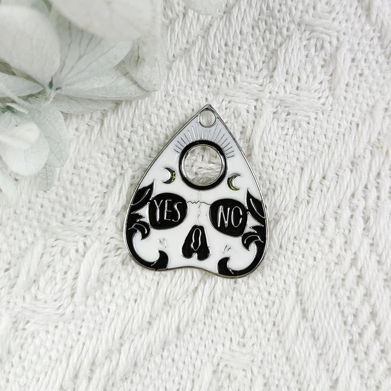10pcs Punk Tarot Card Enamel Charms DIY Halloween Pendants