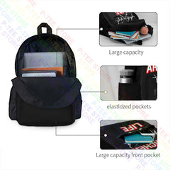 Archery Life Large Capacity Backpack Bookbag Swimming Gym Tote Bag