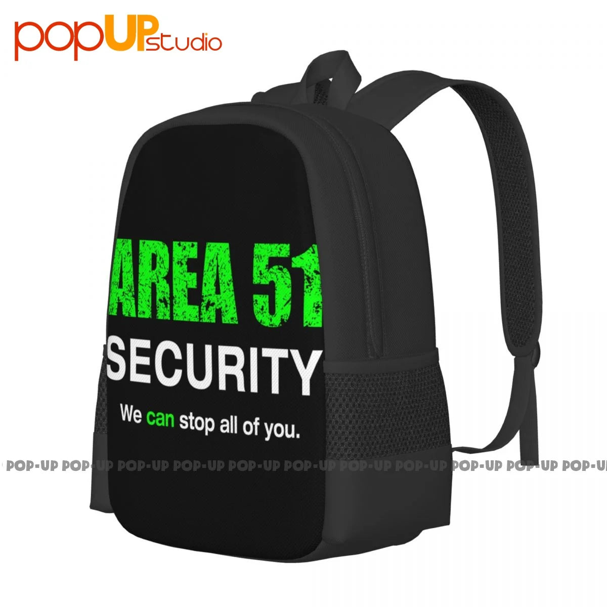 Area 51 Security Large Capacity Backpack School Gym Tote Bag