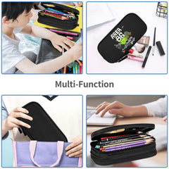 Anime Zipper Pen Box Student School Stationery Bag