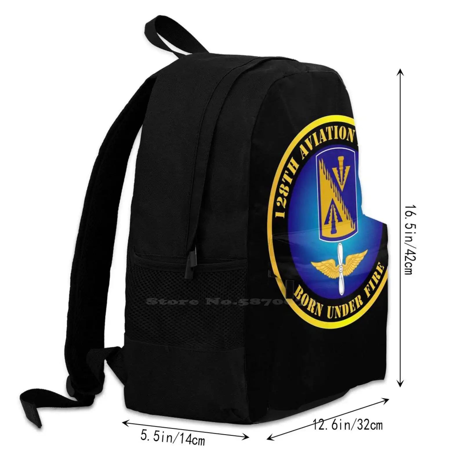Army 128th Aviation Brigade Travel Laptop Backpack