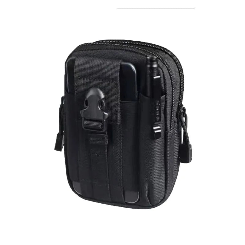 Camouflage Sports Waist Bag Waterproof Nylon Phone Pouch