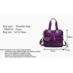 Nylon Messenger Bag Large Capacity Handbag