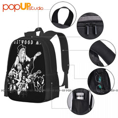 Stevie Nicks Backpack Pop Music Writer Charming Pattern Bookbag Shopping Bag