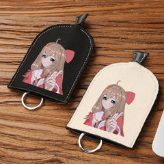 Asoul Jiaran 3D Print Car Key Bag Wallet Anime Cartoon Pull Key Case